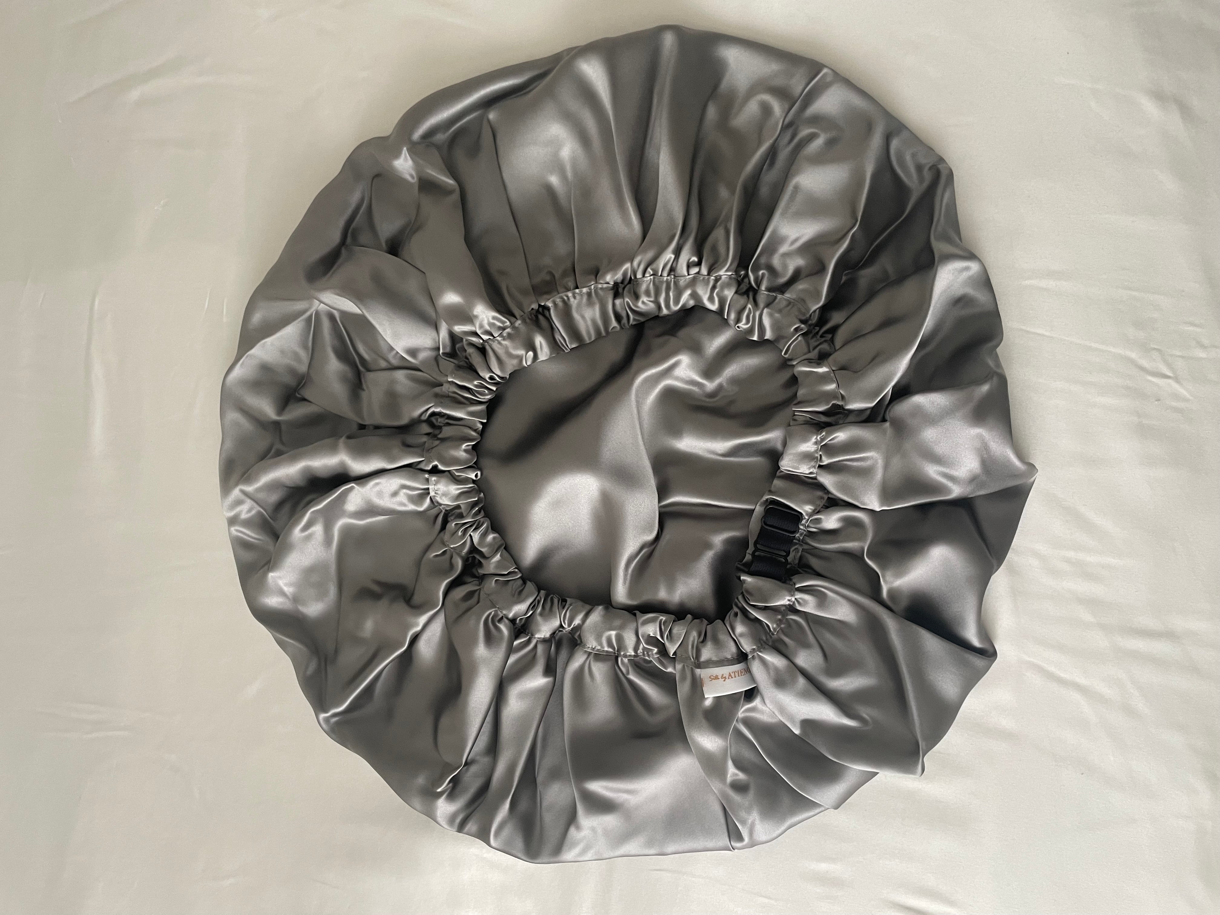 Seidenhaube – Perlgrau