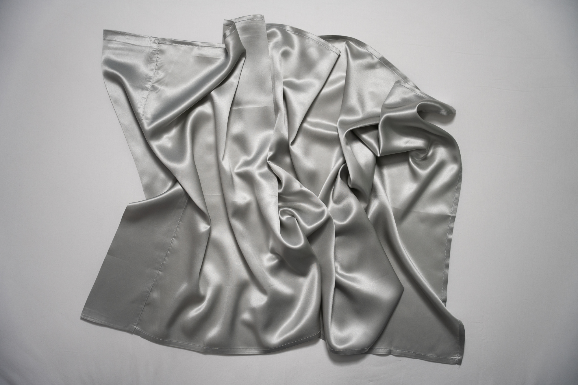 Silk Baby Sheet - Silber