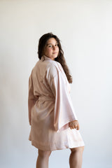 Silk Robe - Rose