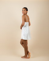 Silk Night Dress - White