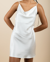 Silk Night Dress - White
